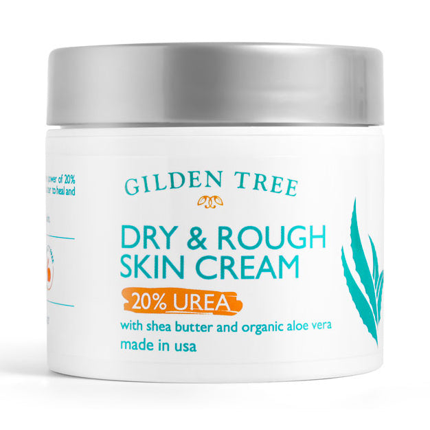 Gilden Tree Dry & Rough Skin Cream with 20% Urea, Shea Butter and Organic Aloe Vera