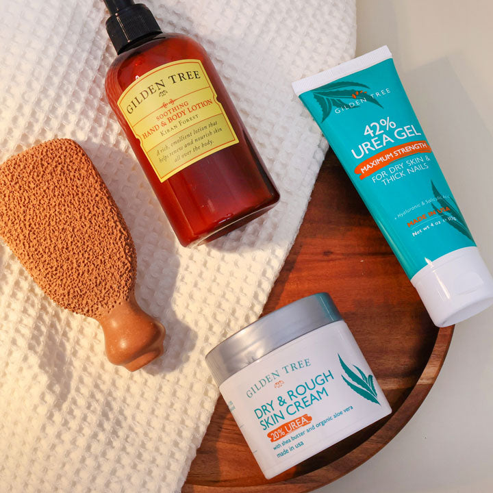 Gilden Tree's brand of organic products help heal skin naturally.