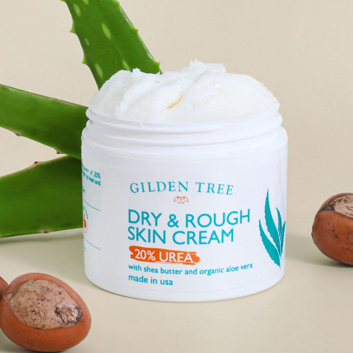Dry & Rough Skin Cream soaks in deeply to heal skin concerns.