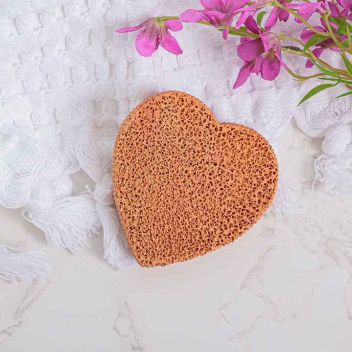 Cute little heart shaped foot scrubber to keep your feet looking great all year.