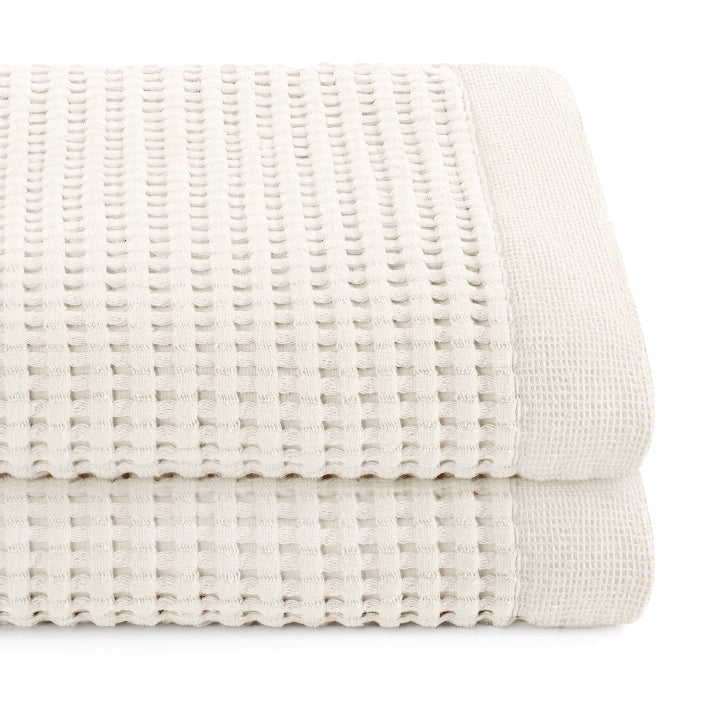 Gilden Tree | Waffle Bath Towels | Cream Bath Towel