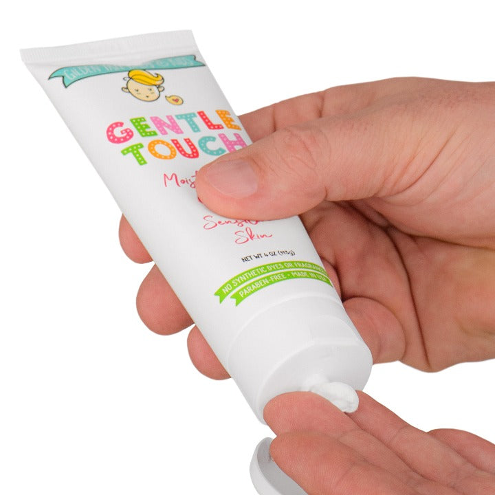 Gentle Touch Baby Cream in easy and convenient squeeze tube