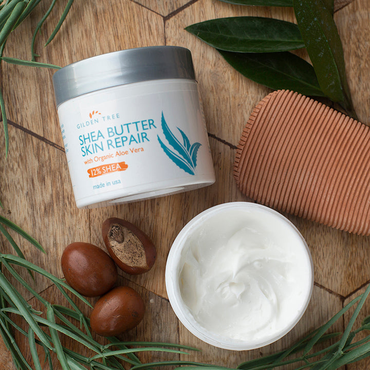 Gilden Tree Shea Butter Skin Repair Cream made with 12% Shea & Organic Aloe Vera