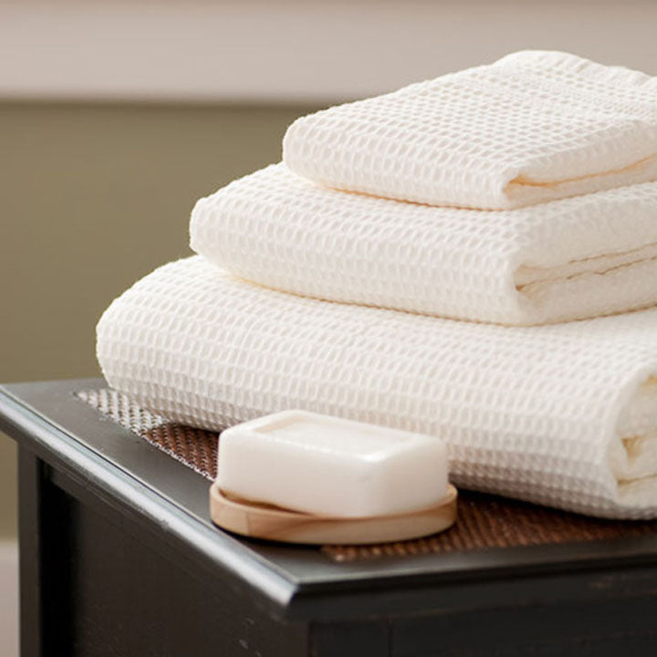 Gilden Tree | Waffle Bath Towels | Cream Bath Sheet