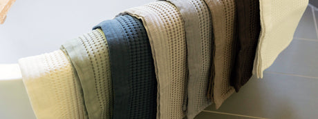 Modern Waffle Bath Sheets