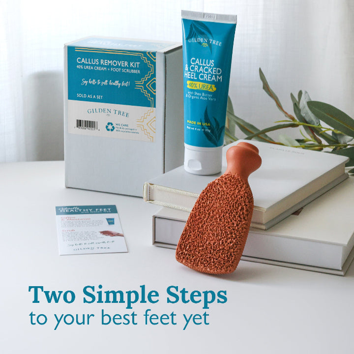 Two simple steps for your best feet yet.