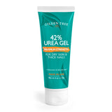 Photograph of a tube of Gilden Tree 42% Urea Gel Maximum Strength for Dry Skin & Thick Nails fortified with Hyaluronic & Salicylic Acid