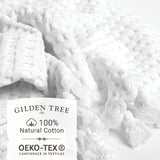 Waffle weave is absorbent, quick drying and eco-friendly OEKO-TEX fabric