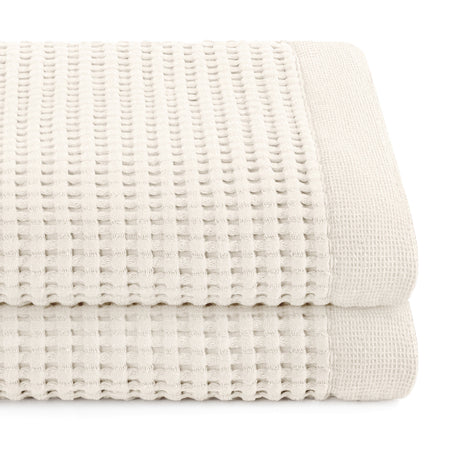 Gilden Tree | Waffle Bath Towels | Cream Bath Towel