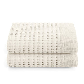 Gilden Tree | Waffle Bath Towels | Cream Hand Towel
