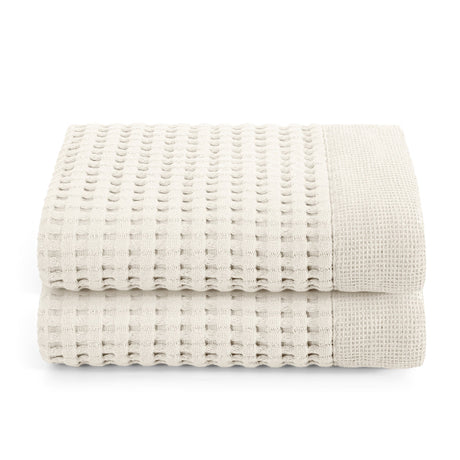 Gilden Tree | Waffle Bath Towels | Cream Hand Towel