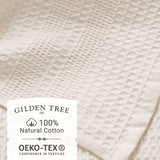 Gilden Tree | Oversized Bath Towel Set in Gift Bag | Cream Waffle Bath 