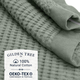 Sage Grey Waffle Bath Mat - Modern Style