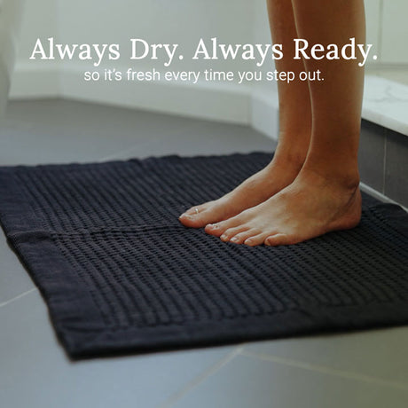 Stone Waffle Bath Mat - Modern Style