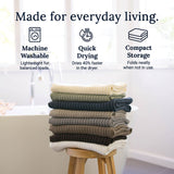 Slate Waffle Bath Mat - Modern Style