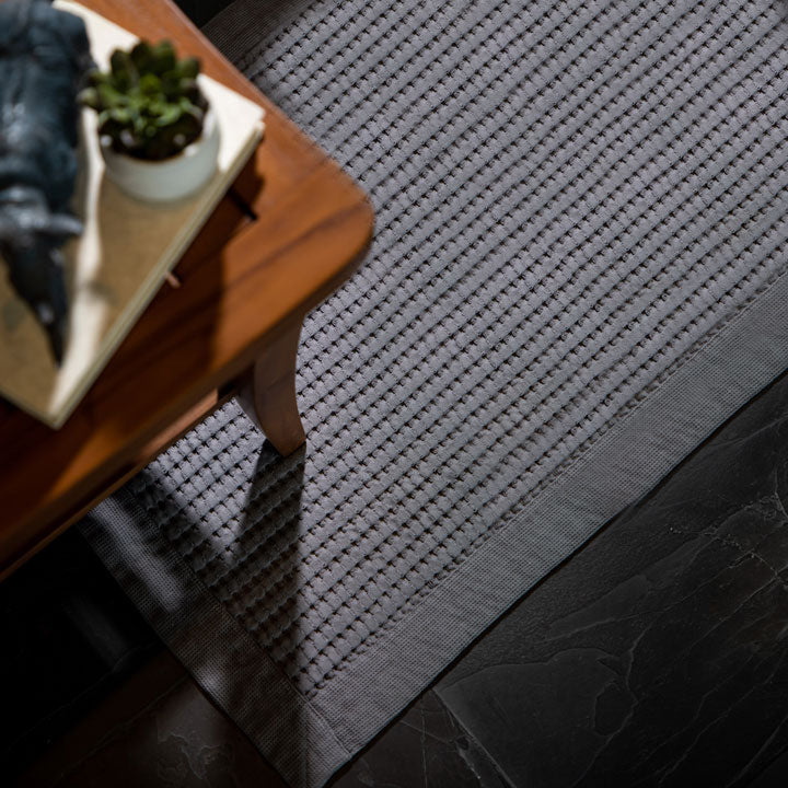 Slate Waffle Bath Mat - Modern Style