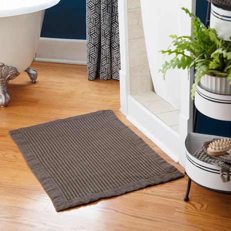 Stone Waffle Bath Mat - Modern Style