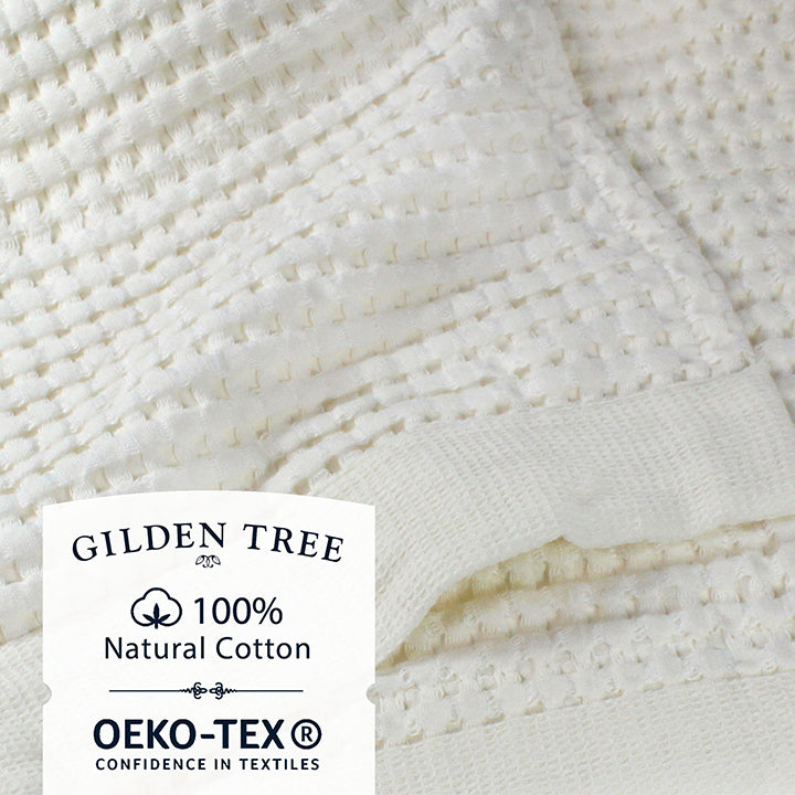 Modern Style | 100% Natural Cotton OEKO-TEX Waffle Towels