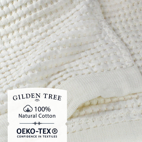 Modern Style | 100% Natural Cotton OEKO-TEX Waffle Towels