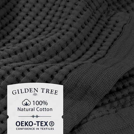 Modern Style | 100% Natural Cotton OEKO-TEX Waffle Towels