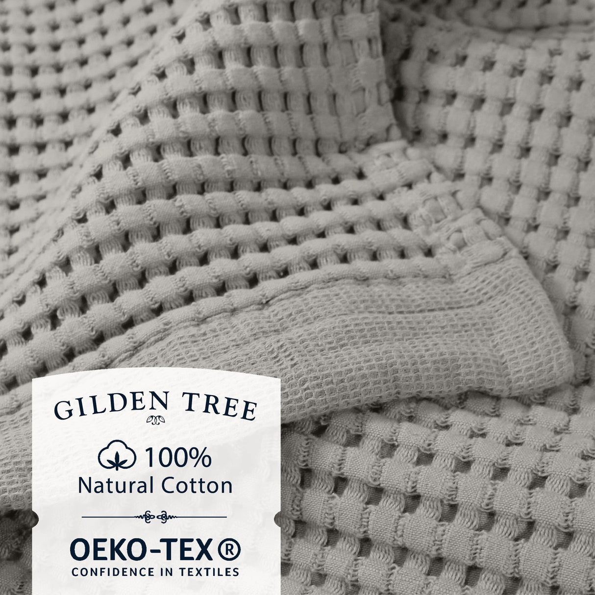 Modern Style | 100% Natural Cotton OEKO-TEX Waffle Towels