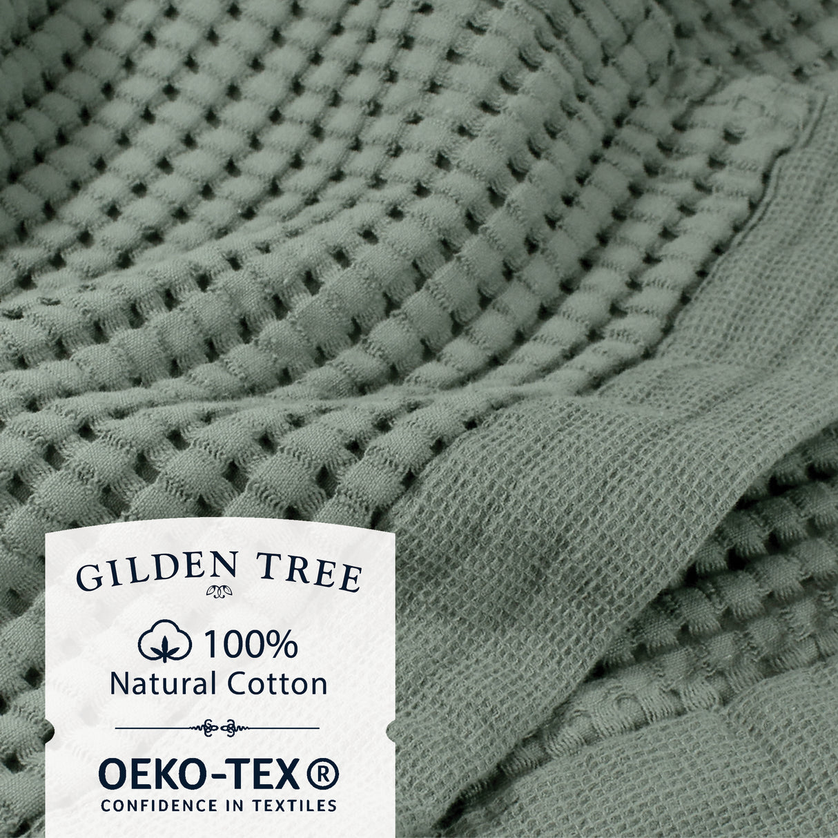 Modern Style | 100% Natural Cotton OEKO-TEX Waffle Towels