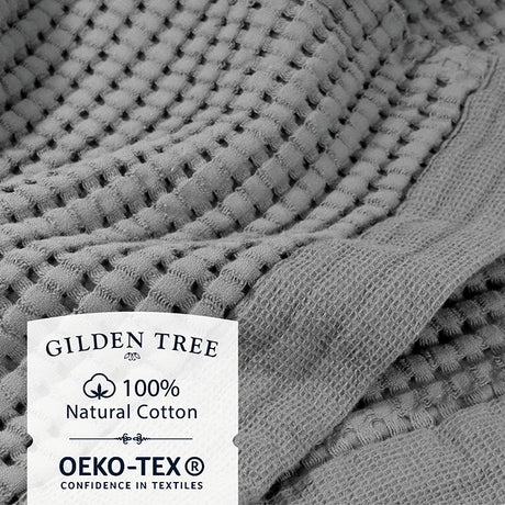 Modern Style | 100% Natural Cotton OEKO-TEX Waffle Towels