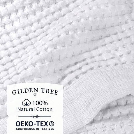 Modern Style | 100% Natural Cotton OEKO-TEX Waffle Towels
