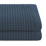 Gilden Tree | Waffle Bath Towels | Midnight Blue Bath Towel