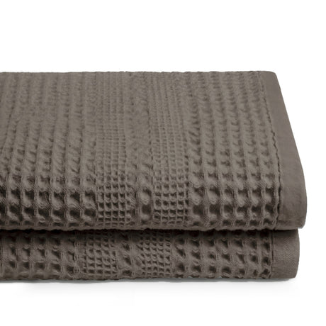 Gilden Tree | Waffle Bath Towels | Stone Bath Towel