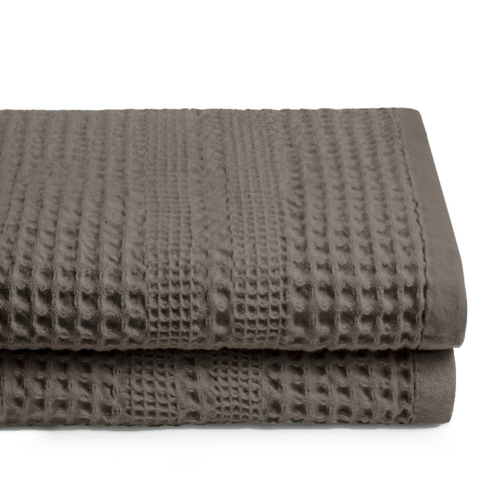 Gilden Tree | Waffle Bath Towels | Stone Bath Towel