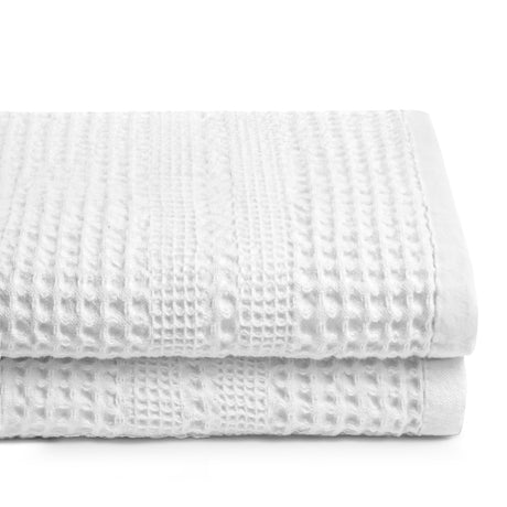 Gilden Tree | Waffle Bath Towels | White Bath Towel