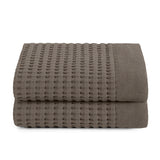 Gilden Tree | Waffle Bath Towels | Stone Hand Towel