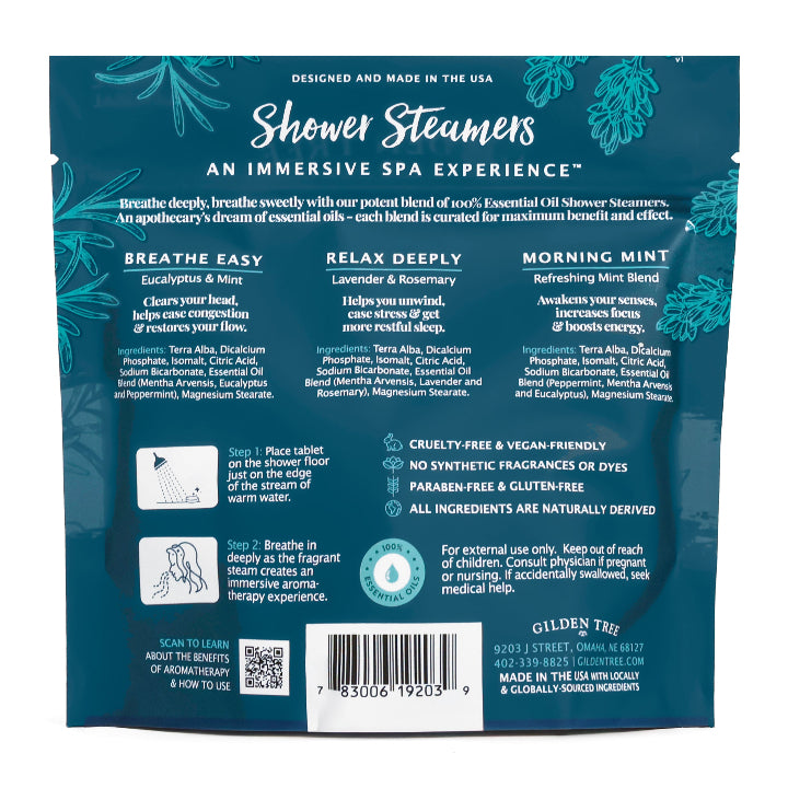 Variety Pack back of bag showing ingredients, how to use and other important product details.