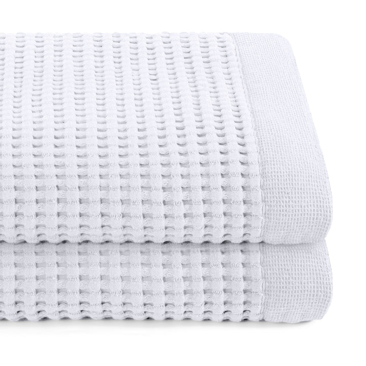 Gilden Tree | Waffle Bath Towels | White Bath Towel