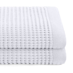 Gilden Tree | Waffle Bath Towels | White Bath Towel