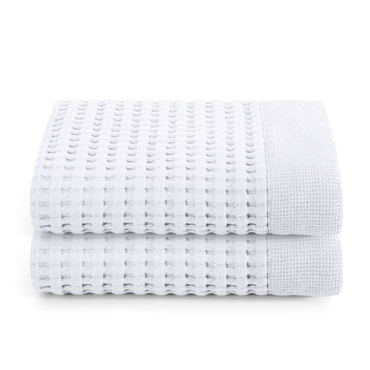 Gilden Tree | Waffle Bath Towels | White Hand Towel