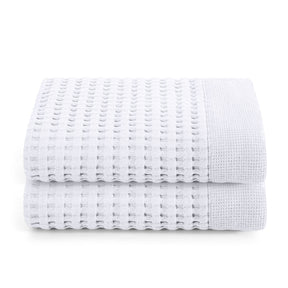 Gilden Tree | Waffle Bath Towels | White Hand Towel