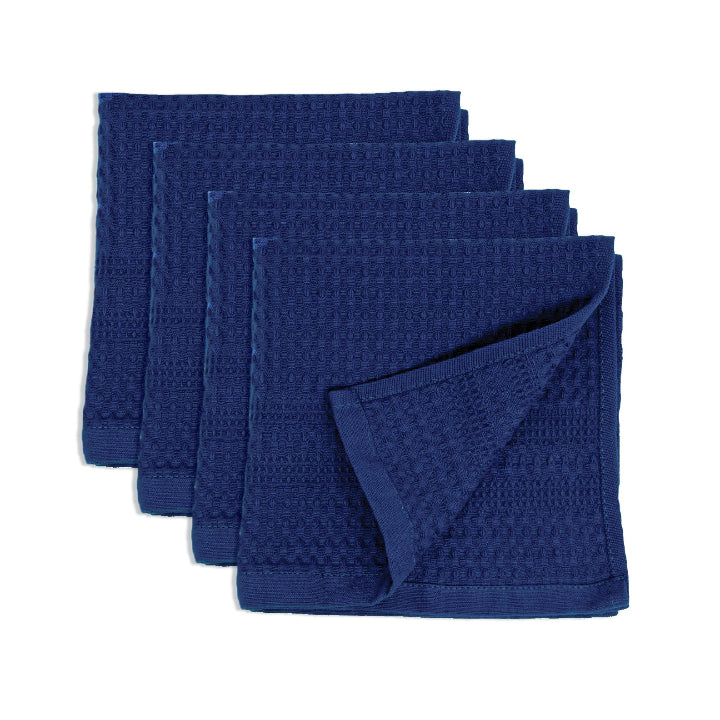Classic Style | Indigo Washcloth Set of 4