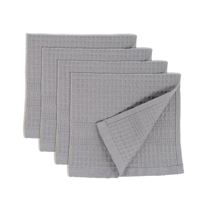 Classic Style Waffle Weave | Pewter Wash Cloth