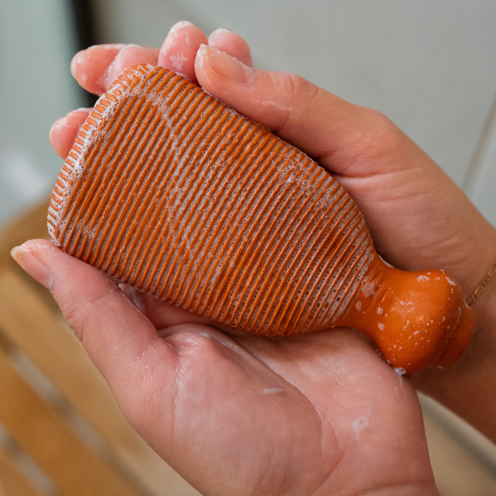 Gilden Tree's Terra-Cotta Foot Scrubber makes self-care something special. Step out in confidence with healthy feet.