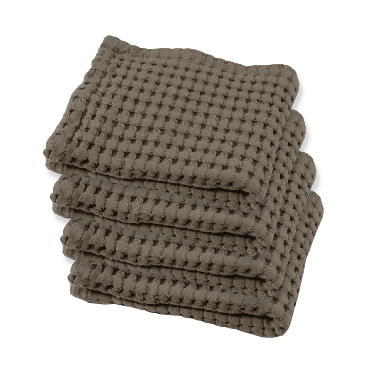 Waffle Bath Towels | Stone Wash Cloth