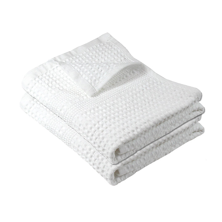 Gilden Tree | Waffle Bath Towels | White Hand Towel