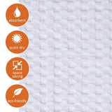 Gilden Tree | Waffle Bath Towels | White Wash Cloth