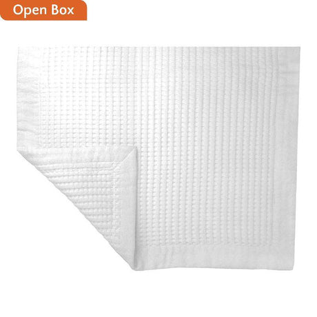 waffle bathmat is soft, cushy and super absorbent.