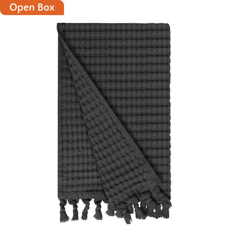 Open Box - Tassel Hand Towel, Modern Style