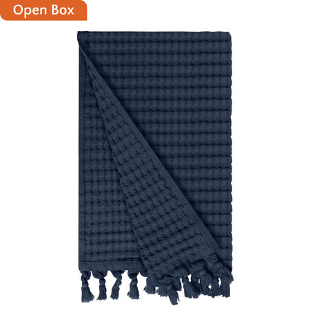 Open Box - Tassel Hand Towel, Modern Style