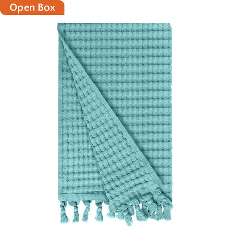 Open Box - Tassel Hand Towel, Modern Style
