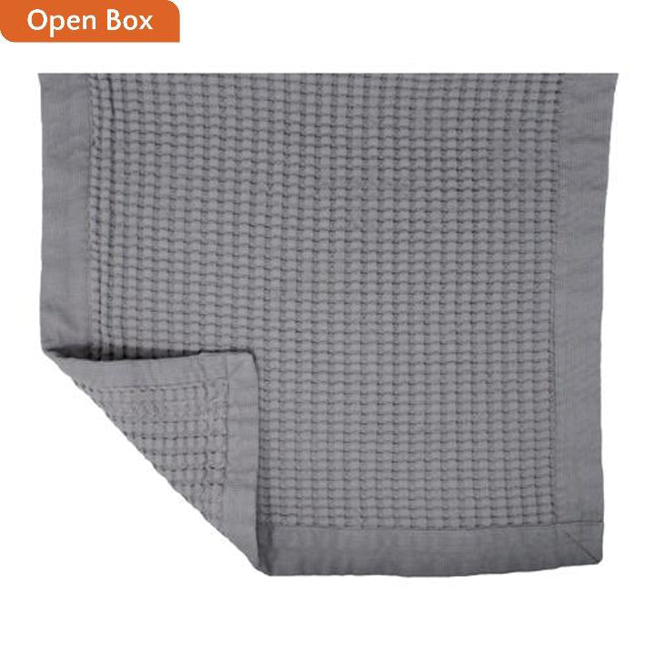 waffle bathmat is super quick-drying both after use and in the dryer.