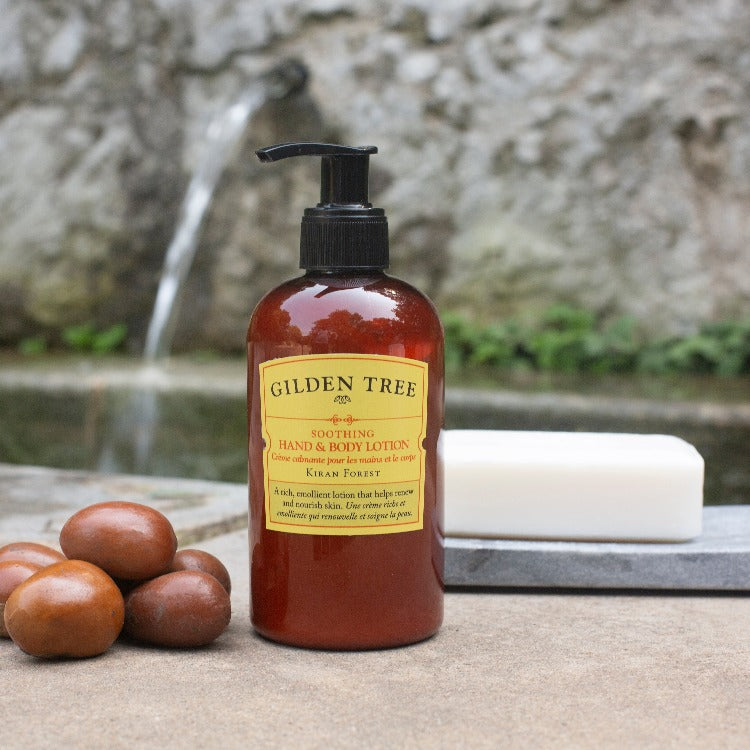 Soothing Hand & Body Lotion fortified with Shea Butter, Aloe Vera and Jojoba Oil to help renew and nourish skin.